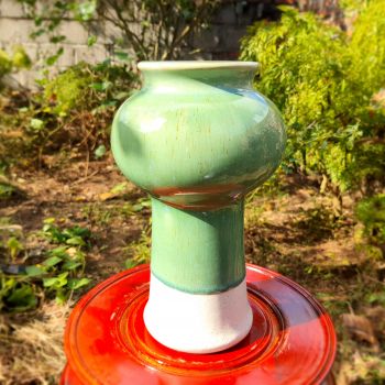 Bình hoa, bát tràng cao cấp, màu xanh ngọc đẹp